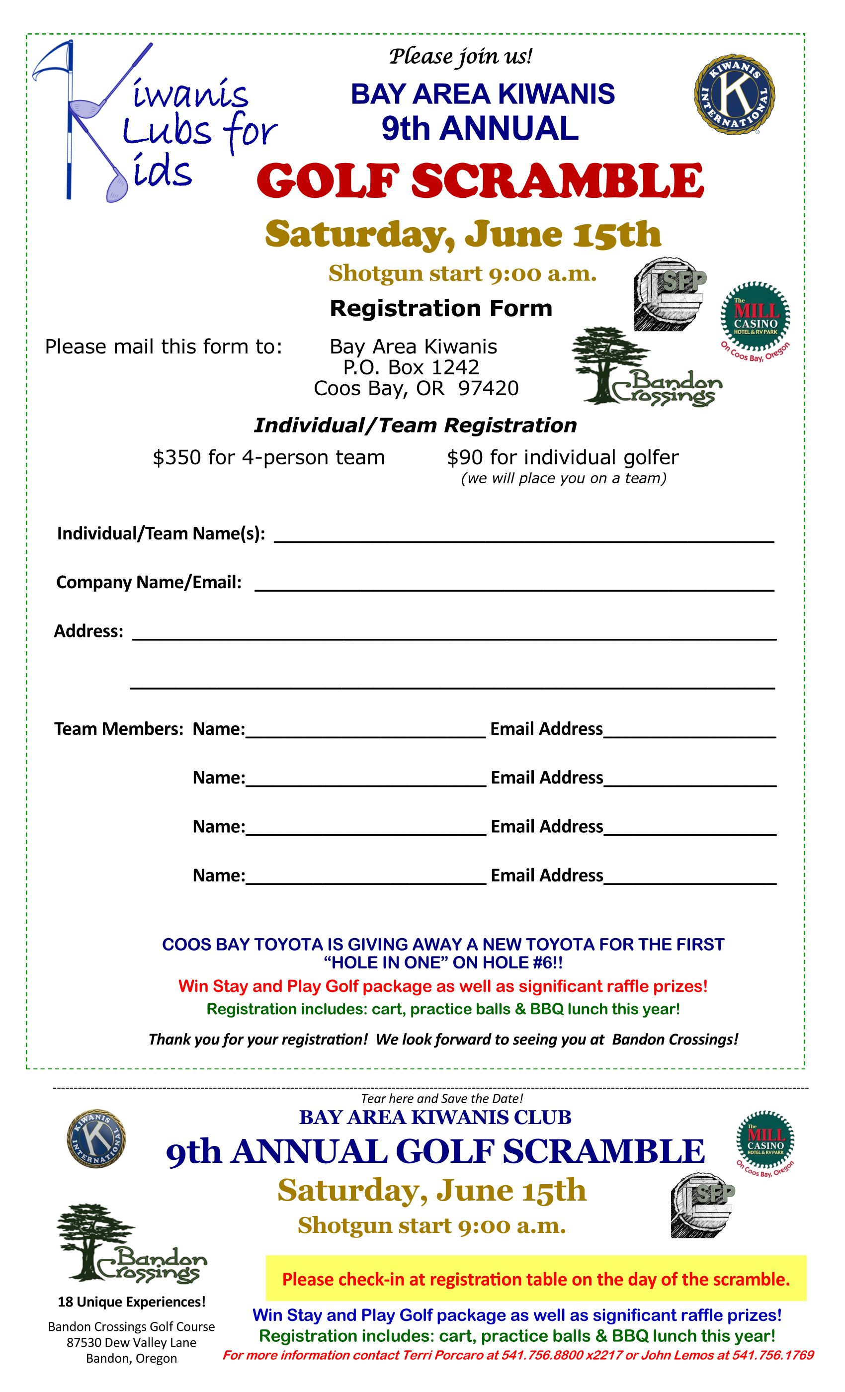 Bay Area Kiwanis entry form 2019 Page 1